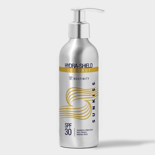Luxury Sunscreen Label Design by LaboPIXEL