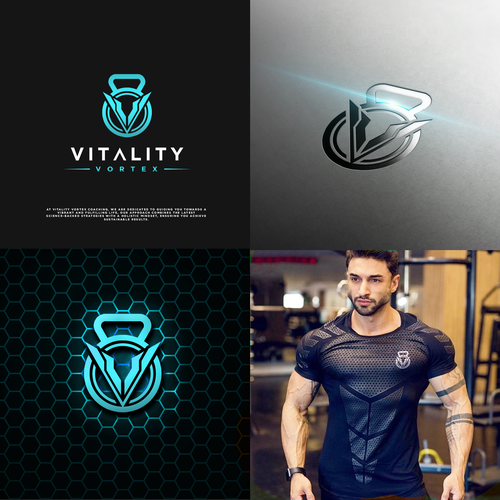 Vitality Vortex - High Performance Health & Fitness Coaching Design by -Spartacus-