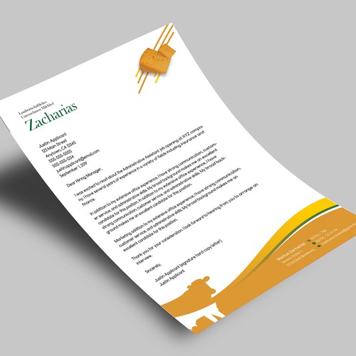 We need  letterhead design for our agricultural farm with production and sale of regional products Design réalisé par Xclusive16