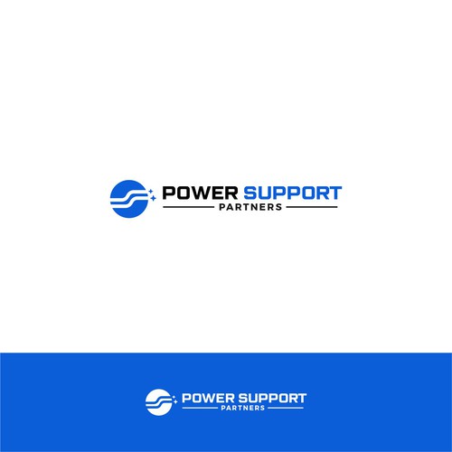 Home Generator Company Logo Design - Power Support Partners Design by GraphCulture⭐