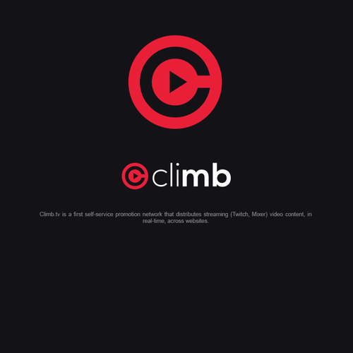 Logo redesign for live stream promotion network Design by Jacob Gomes