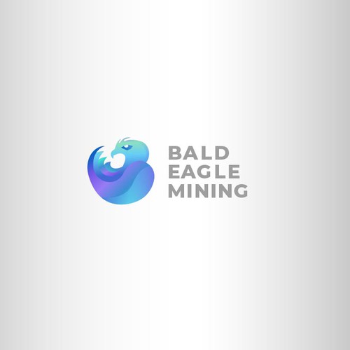 Logo for a crypto mining company Design by PRaquel