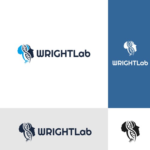 Design a logo for a research lab that uses genetics (DNA) and neuroscience to study the brain Design by OpheRocklab