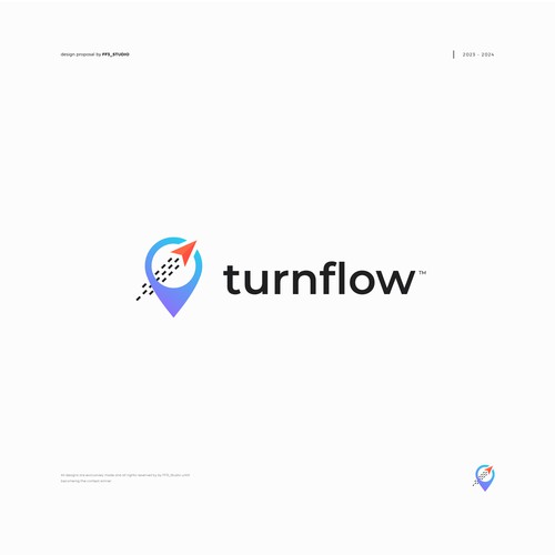 New logo for a company providing digital turning paths for vehicles Design by FF3 ˢᵗᵘᵈⁱᵒ