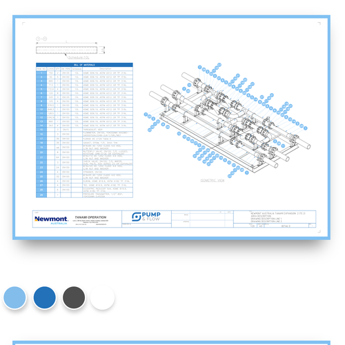 Title block for technical drawings Design by Tolmindev