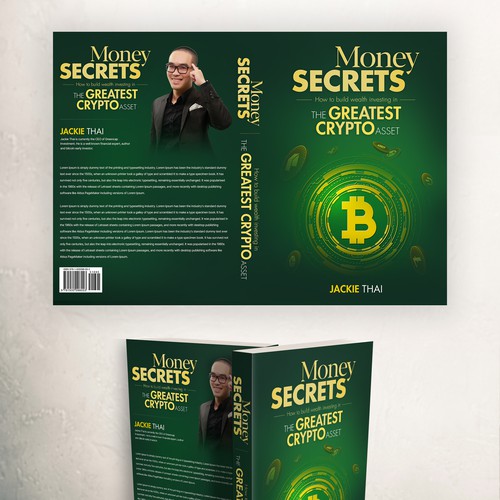 Book cover that attracts high networth individuals and business people to invest in bitcoin Design by Jaga j