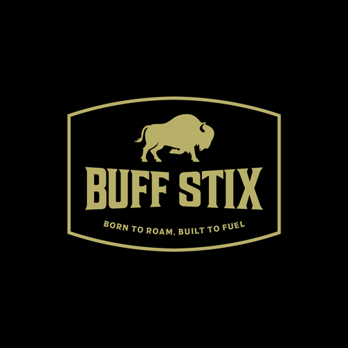 Buff Stix...Lean, Delicious, Buffalo Strong. Design by Brazuca Studio