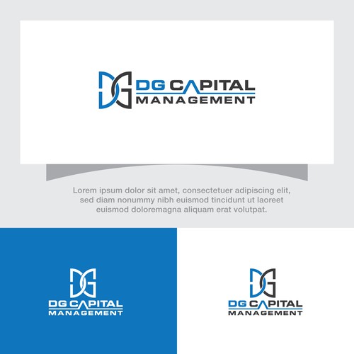 Logo & Brand guide for DG Capital Management an options trading Hedge Fund. Design by rouf_art