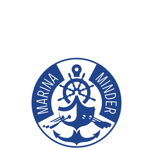 ⛵ Logo for Marina Minder ⚓ Design by Mihai Basoiu