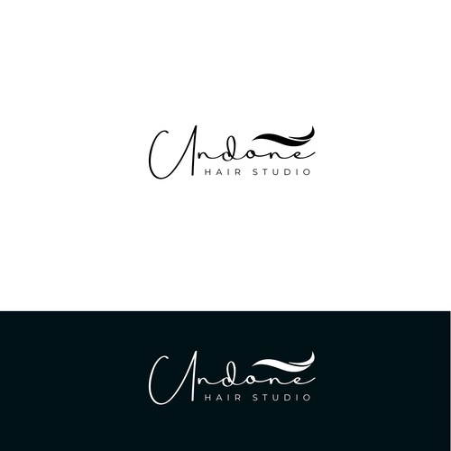 Luxury Hair Salon Logo and business card design Réalisé par 9bstrokes™