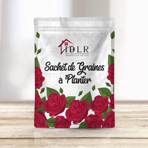 Design sachets de graines à planter