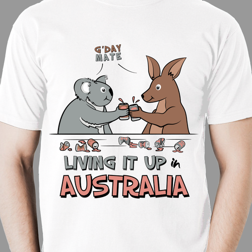 Australian T-shirts Design by GK_Kolektiv