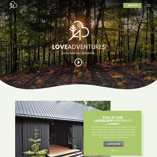 LoveAdventures Website Design by pb⚡️