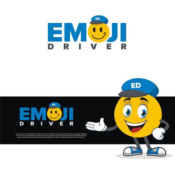 Design by Benjo007 titled "Emoji Driver Logo"