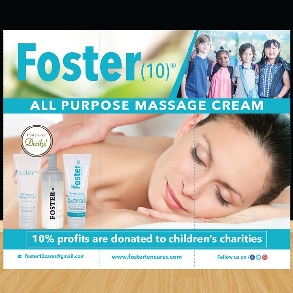 banner for young spa product company