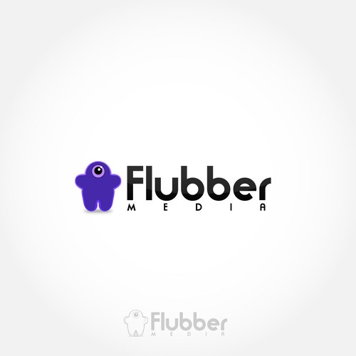 New logo for Flubber Media Design by Niko Dola
