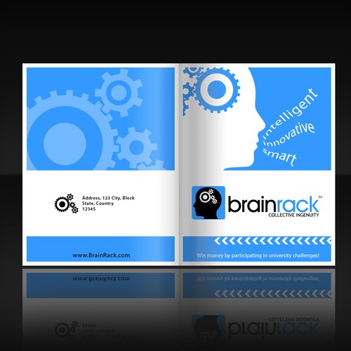 Brochure design for Startup Business: An online Think-Tank Réalisé par coverrr