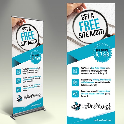 vertical banner design inspiration