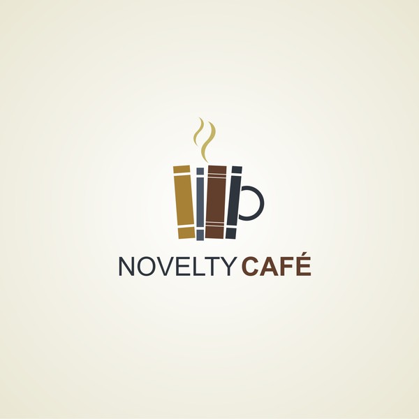 Design by sakuraberry titled "Create a simple yet effective logo for a book cafe"