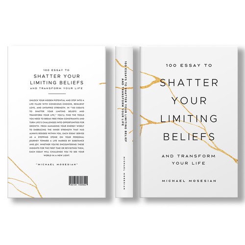looking for a minimalist cover design, where elegant typography and subtle imagery take centre stage Design von crarief