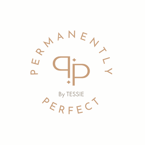 Modern and Clean Permanent Makeup Logo making my brand stand out and be easily identifiable. Design by Besign studio