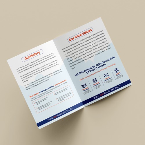 Technology Provider - Company Booklet Brochure Design by Sketch Media™