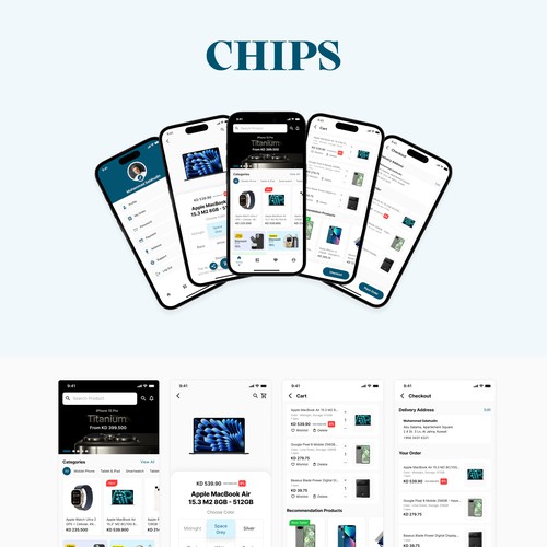 E-commerce Mobile UI/UX Design by thedei