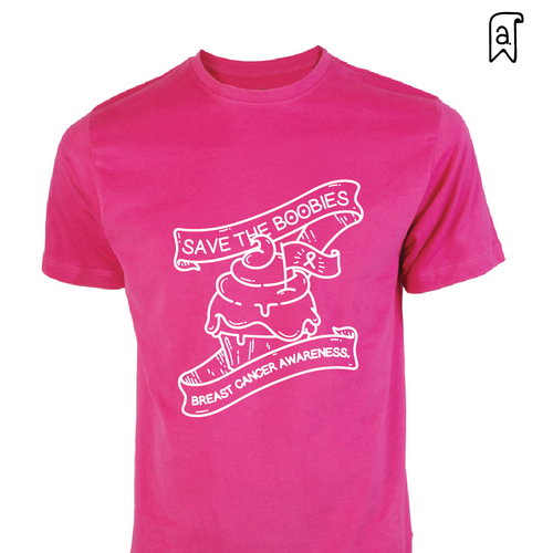 Create a t-shirt design for cupcakes to cure breast cancer, T-shirt  contest