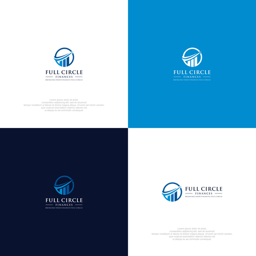 Simple but eye catching Full Circle logo for retirees Design by axioo