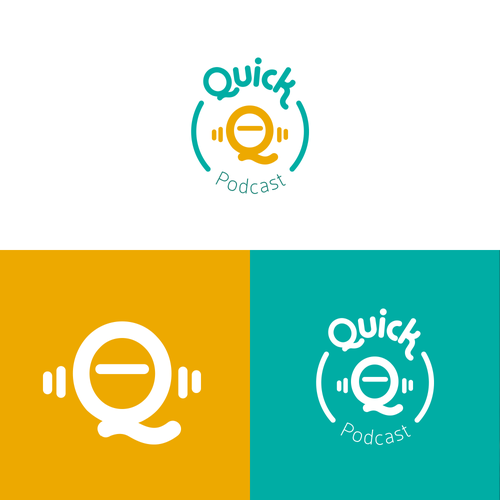 Podcast logo to appeal to intelligent, fun, entrepreneurial women. Design by miriamsoriano