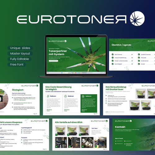 PowerPoint template contest entry by Sufiyora Designs