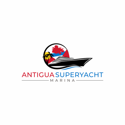 Logo for Antigua Superyacht Marina Design by rickybays