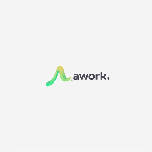 New logo for AI-based productivity software "awork" Diseño de VisibleGravity™