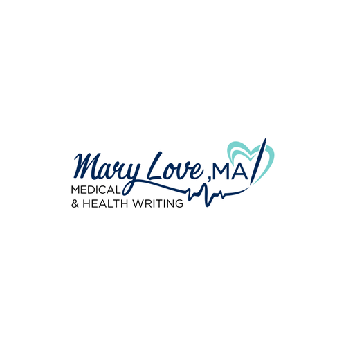 A friendly logo for a writer specializing in medicine & health Design by MK.n