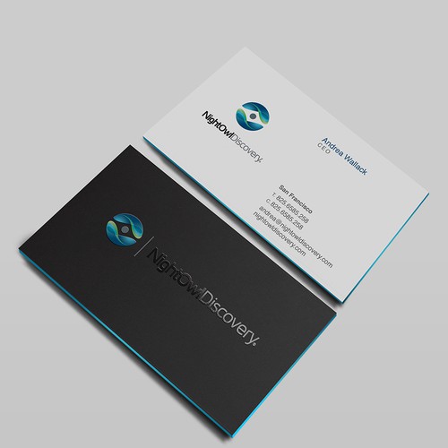 Design Business Cards for NightOwl Discovery Design by conceptu