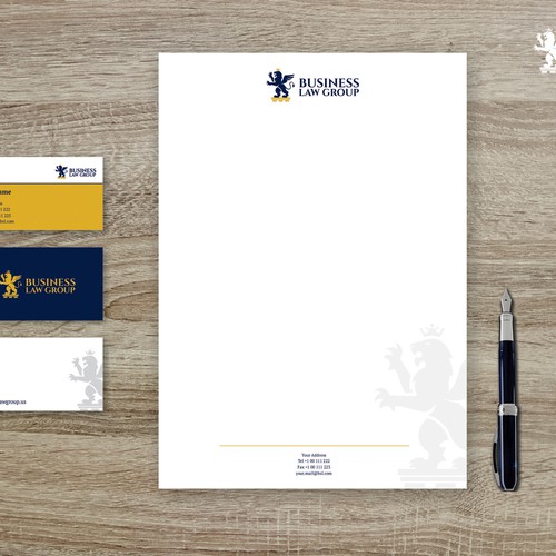 Strong and Innovative Logo for a Dominating Business Law Firm - The Test of Awesomeness! Design by Atelje Studio