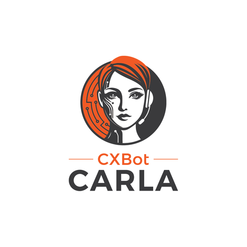Logo design for our AI based Voicebot "Carla" Design by Durara