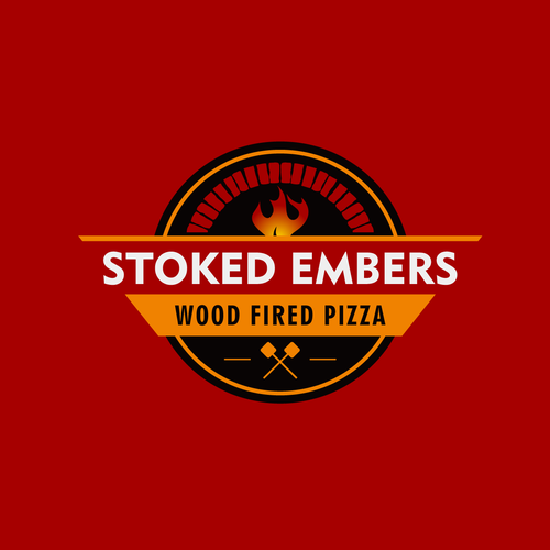 Create a cool logo for a wood fired pizza truck in a vacation paradise ...