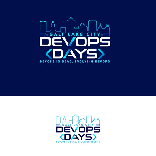 Evolution of DevOps - during Pi day - website and print logo Design by Logicainfo ♥