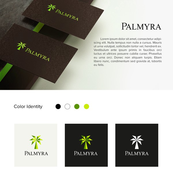 Design by Leo Sugali titled "Palmyra"