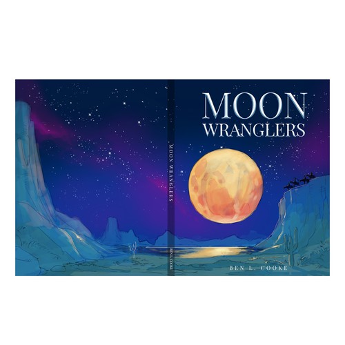 Designs | Moon Wranglers | Book cover contest