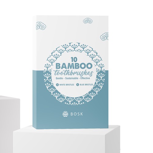 Design a feminine and minimalist packaging for a brand of sustainable oral care products Design by Budour A.