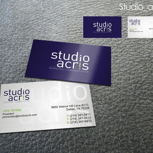 Help studio acris with a new stationery Stationery contest