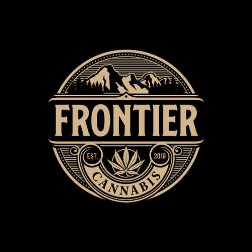 Design a West Coast Cannabis Retail Store Logo called Frontier Design by guinandra