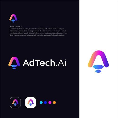 *New* AdTech.AI (or AdTech AI) : Advertising SAAS Company !need an identity! Design by Gorafix_Sun