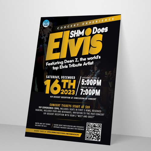 Creative Elvis Tribute Concert Experience Poster Needed! Design by Bennah