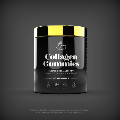 Cali Collagen Jar Label Design Contest (Luxury) Design by Dimesign