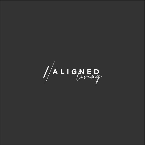 Modern yet simple logo. Think about how to play off of “aligned"- physical, mental, social health alignment Design by Cnofused