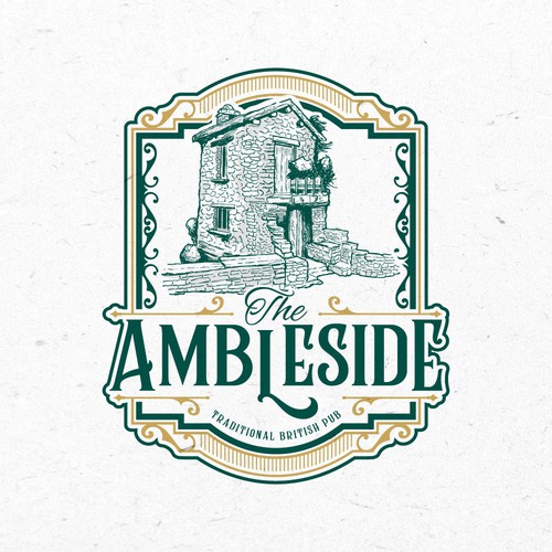 Design a logo for a traditional British country pub coming to NY! Design by AlarArtStudio™