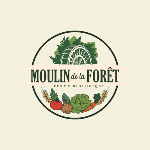 Creating  a logo for Organic Farm Shop Design by Ameline Studio